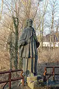 Statue des heiligen Johannes von Nepomuk auf der Johannisbrücke