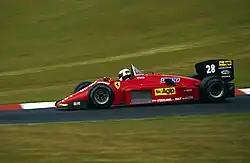 Johansson auf dem Nürburgring 1985