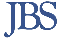 Dies Bild zeigt das Logo der US-amerikanischen John Birch Society und besteht aus den jeweiligen Großbuchstaben JBS, welche in blau auf einen weißen Hintergrund abgebildet sind.