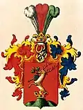 Familienwappen Joseph Toperczer von Sárosorosz et Ugornya