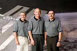 v. l. n. r. Pontes, Williams und Winogradow