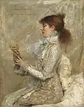 Portrait de Sarah Bernhardt, Öl auf Leinwand, 1879, 110 x 82 cm, in Privatbesitz