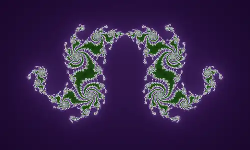 Julia-Menge für ein Polynom dritten Grades