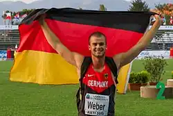 Wie bei den Olympischen Spielen im letzten Jahr belegte Julian Weber Rang vier