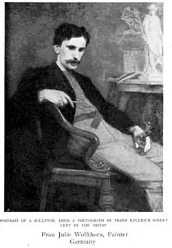 Porträt des Bildhauers Georg Wolf (1905)