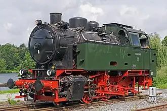 Die Lok V der Hespertalbahn e. V. in Essen-Kupferdreh