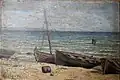 Kähne am Strand von Sellin, 1902