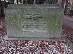 Grab-Relief Levy, 1938, auf Jüdischem Friedhof Köln-Bocklemünd