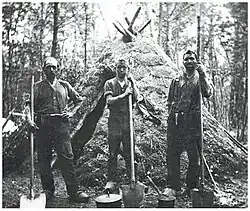 Köhler im Pfälzerwald (um 1930)