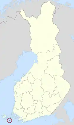 Lage von Kökar in Finnland