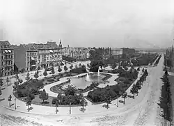 Ebertplatz – Richtung Osten, links Riehler Straße (Juli 1899)