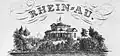 Rhein-Au – Pavillon (um 1840)