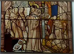 Bernhard überzeugt einen Mitbruder, der an der Eucharistie zweifelt