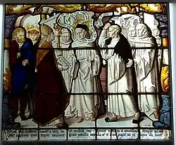 Bernhard erhält einen Brief von Bischof Joscelinus von Soissons und wird von einem Kleriker geohrfeigt