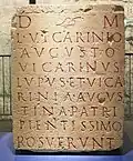 Grabstele des Lucius Vicarinius