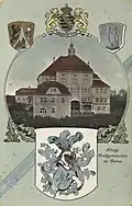 Königliches Real­gymnasium Borna (Ansichtskarte von 1913)