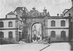 Büchsentor von 1575, hier Steinbau von 1748, stilistischer Vorgänger des Königstors.