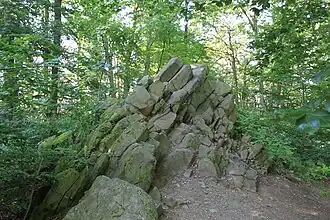 Felsformation auf dem Königstuhl