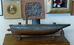 Modell der USS Monitor, Schloss Königswart (Tschechien)