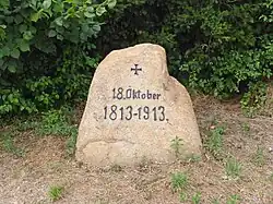 Gedenkstein an die Völkerschlacht bei Leipzig