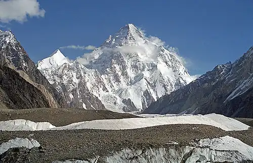 Der K2 (8611 Meter) ist der höchste Berg Pakistans