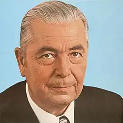Franz Josef Röder (30. April 1959 bis 26. Juni 1979)