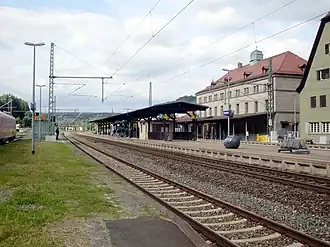 Der Kronacher Bahnhof