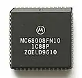 Motorola MC68008 im PLCC-Gehäuse