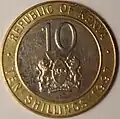 Zehn Kenia-Schilling