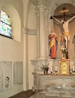 Seitenkapelle 5 Platten Fam. Hügel