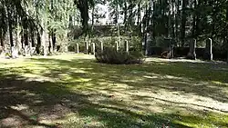 Blick auf das Friedhofsgelände