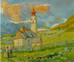 Dorfkirche in Colfuschg