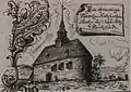 Zeichnung der Kahlehöhenkirche aus dem Jahr 1886