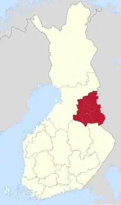 Lage in Finnland