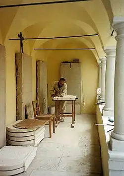 Steinrahmen des Kreuzweges 1994/5