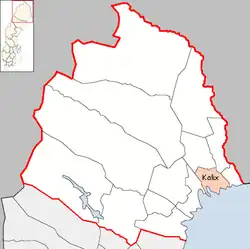 Lage der Gemeinde Kalix