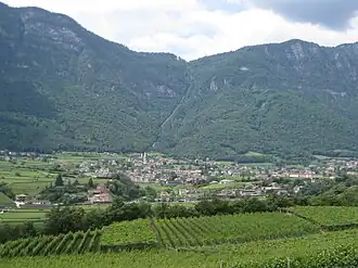 Kaltern, der Mendelpass und die Trasse