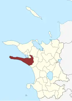 Lage des Årby Sogn in der Kalundborg Kommune