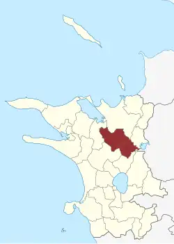 Lage des Viskinge-Avnsø Sogn in der Kalundborg Kommune