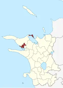 Lage des Vor Frue Sogn in der Kalundborg Kommune