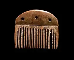 Geweihkamm mit Runeninschrift aus Vimose