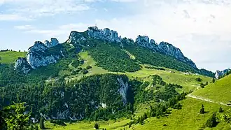 Kampenwand, Nordansicht