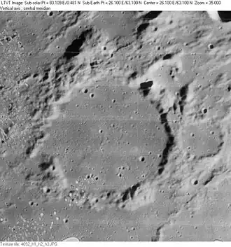 Krater Kane (Photo Lunar Orbiter 4)