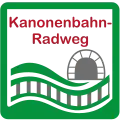 Logo des Kanonenbahn-Radweges