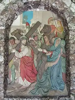 4. „Die Begegnung von Mutter und Sohn auf dem Kreuzweg“ (unbiblische Szene)