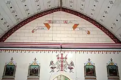 Ausmalung der Kapelle über dem Eingang