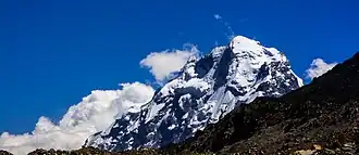 Blick von Tapovan auf den Kharchakund