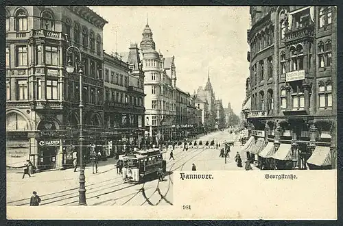 … sowie nach 1901 in Richtung Steintor