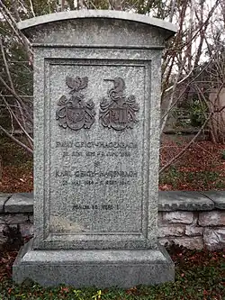 Karl Geigy-Hagenbach (1866–1949) Unternehmer, Autographensammler. Emmy Geigy-Hagenbach (1870–1938), Grab, Friedhof am Hörnli