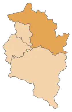 Lage des Bezirkes Bregenz in Vorarlberg